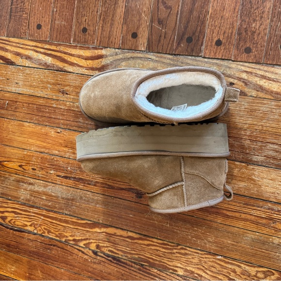 UGG Tan Suede Ankle Boots - Picture 3 of 6